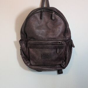 Scully Rich Brown Leather Backpack
